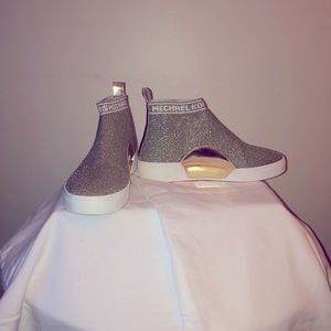 Michael kors gold sneakers